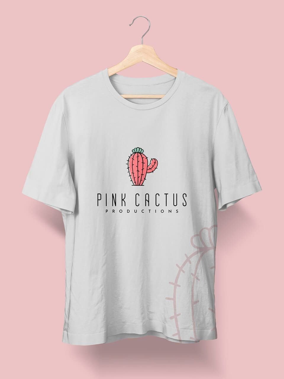 Playera con el logotipo de Pink Cactus