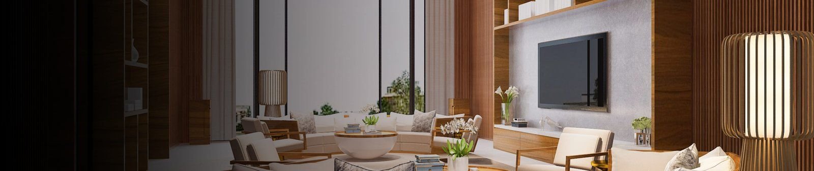 A living room interior designed by Up &amp; Co