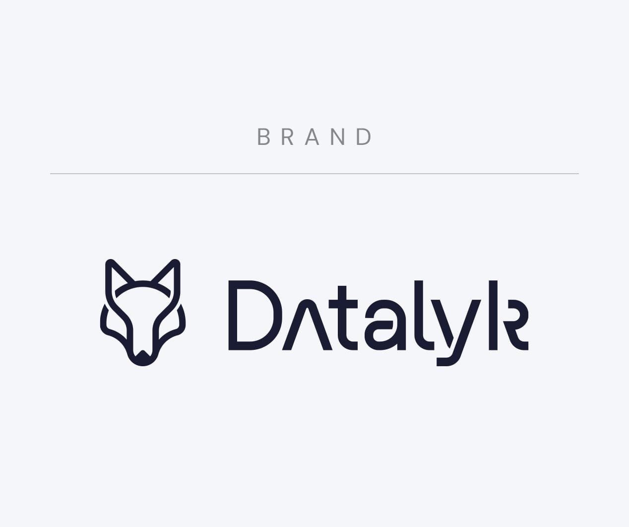 Logotipo de Datalyk con el lobo